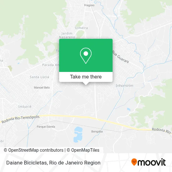 Daiane Bicicletas map