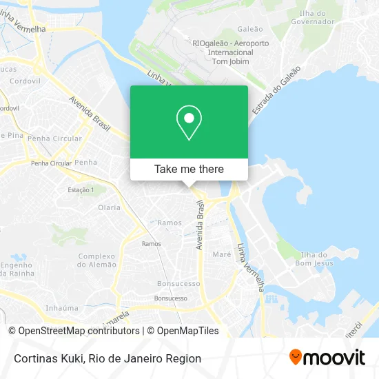 Cortinas Kuki map
