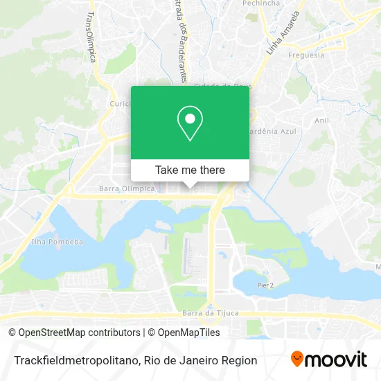 Trackfieldmetropolitano map