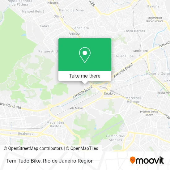 Tem Tudo Bike map