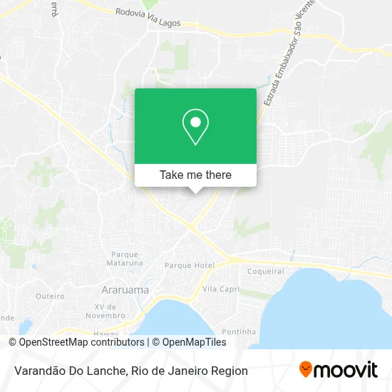 Varandão Do Lanche map