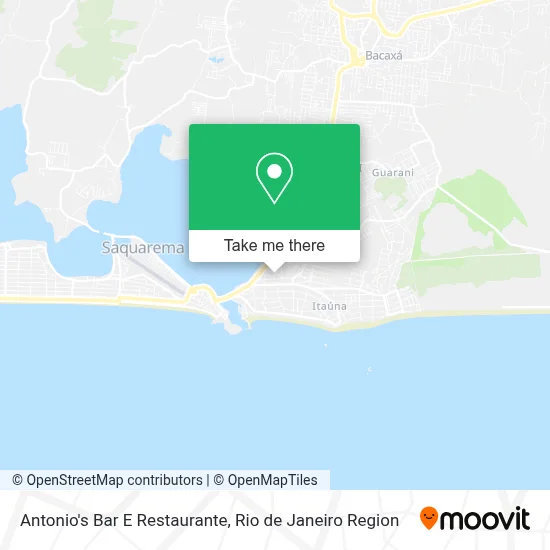 Antonio's Bar E Restaurante map