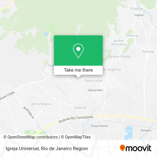 Igreja Universal map