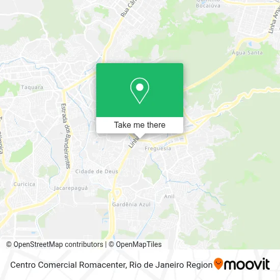 Centro Comercial Romacenter map