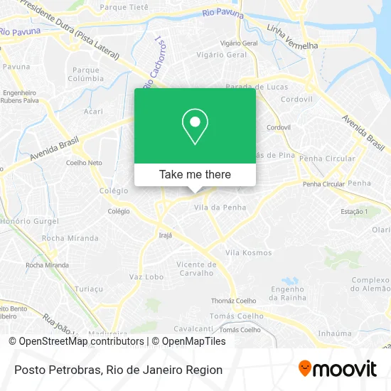 Posto Petrobras map