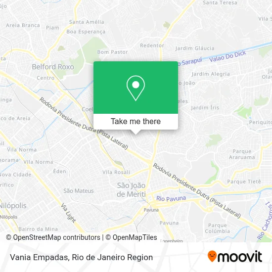 Vania Empadas map