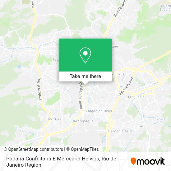 Padaria Confeitaria E Mercearia Helvios map