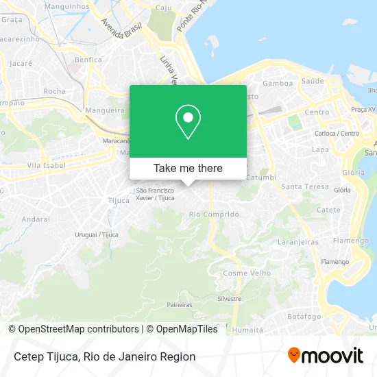 Cetep Tijuca map