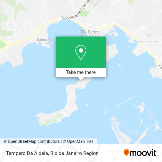 Tempero Da Aldeia map