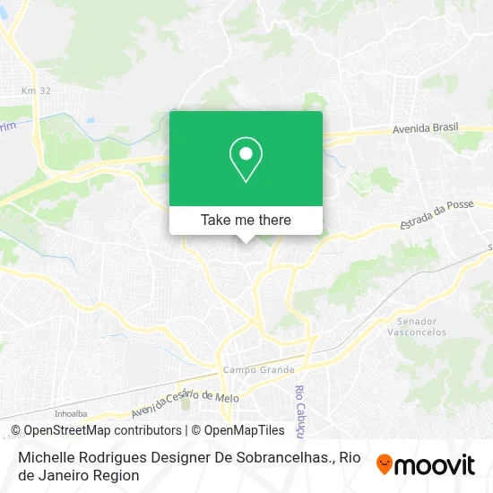 Michelle Rodrigues Designer De Sobrancelhas. map