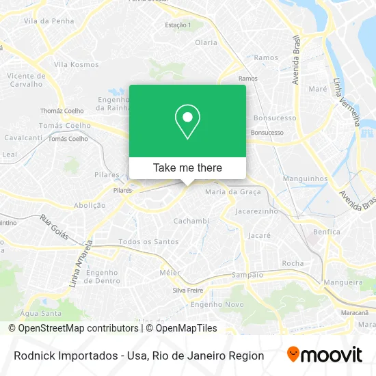 Rodnick Importados - Usa map