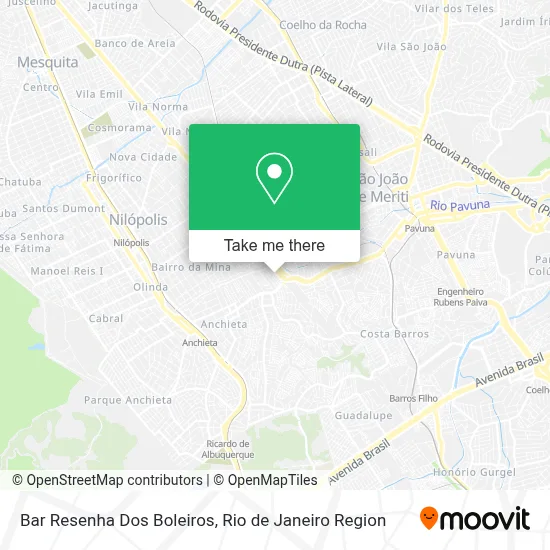 Bar Resenha Dos Boleiros map