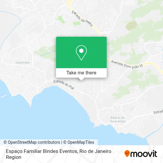 Espaço Familiar Bindes Eventos map