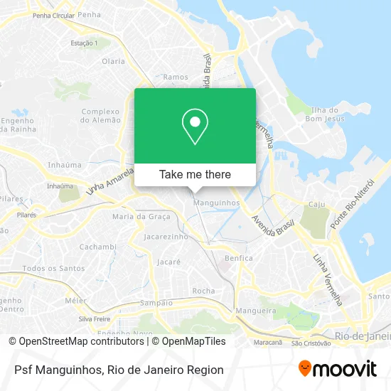 Psf Manguinhos map