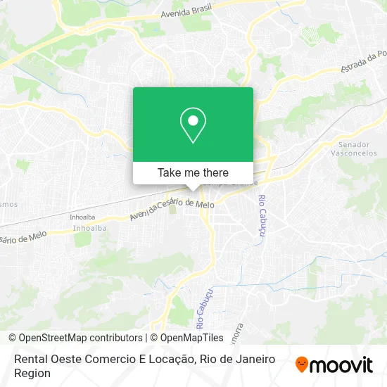 Rental Oeste Comercio E Locação map
