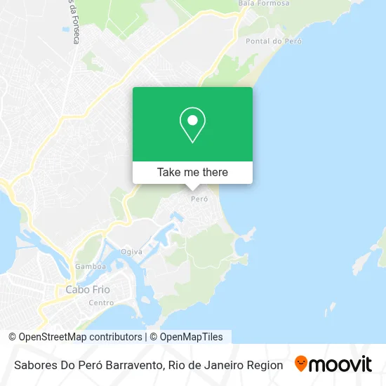 Sabores Do Peró Barravento map
