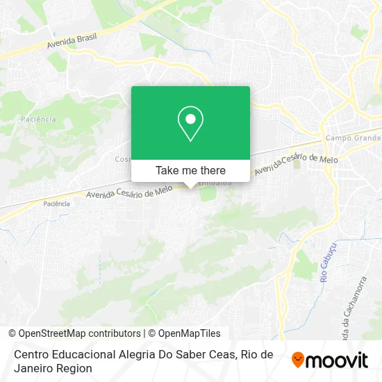 Centro Educacional Alegria Do Saber Ceas map