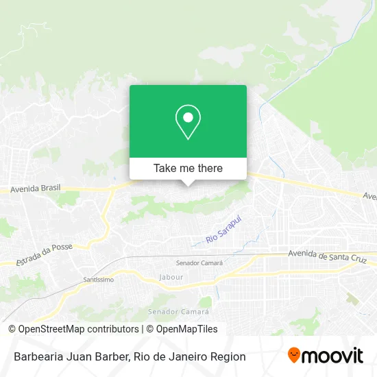 Barbearia Juan Barber map