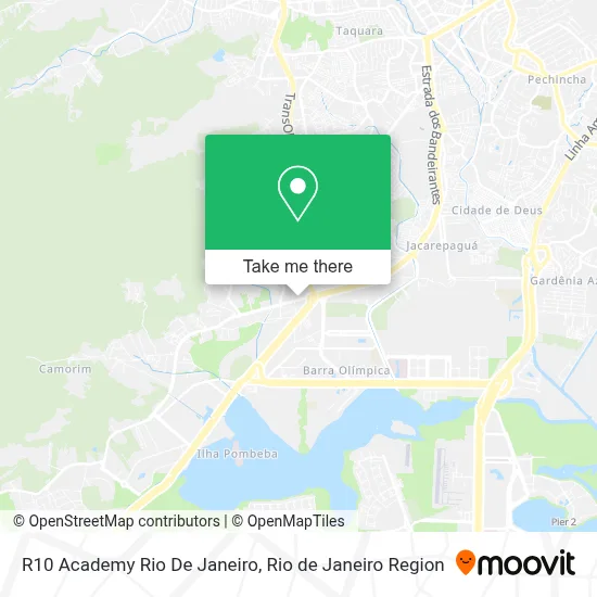 R10 Academy Rio De Janeiro map