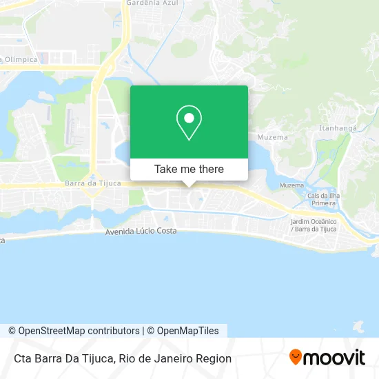 Cta Barra Da Tijuca map