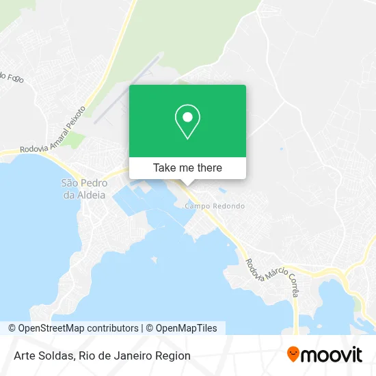Arte Soldas map