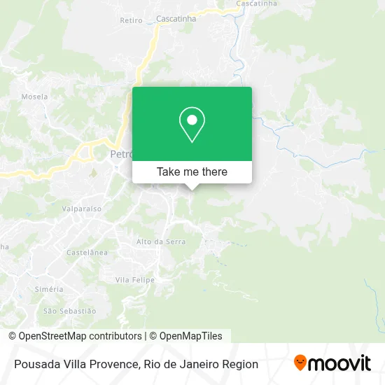 Pousada Villa Provence map