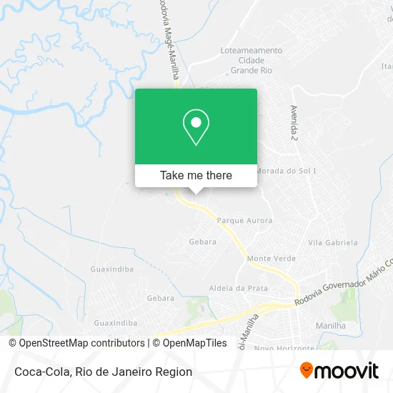 Coca-Cola map