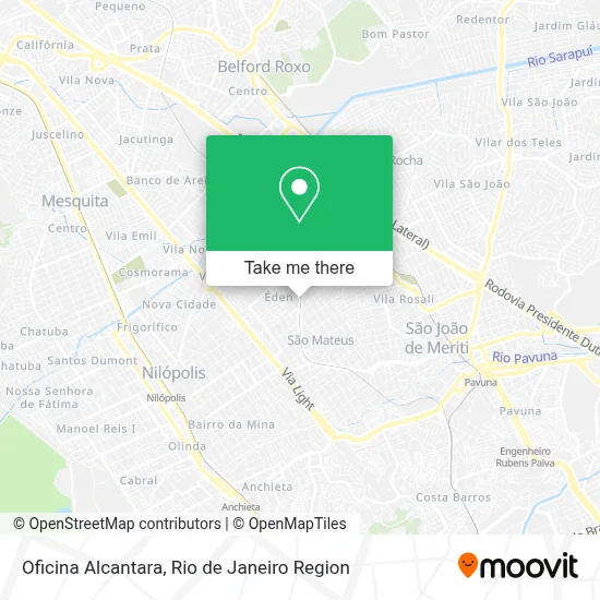 Oficina Alcantara map
