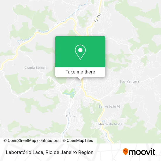 Laboratório Laca map
