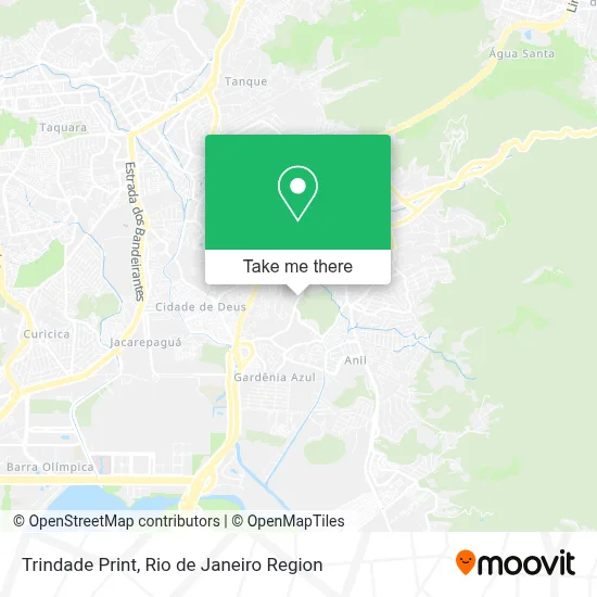 Trindade Print map