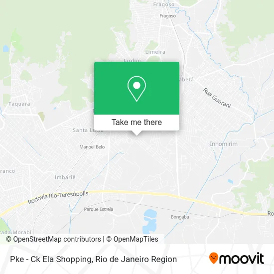 Pke - Ck Ela Shopping map
