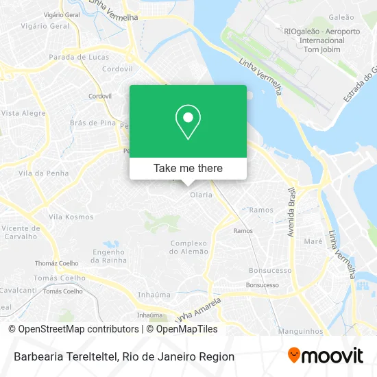 Barbearia Terelteltel map