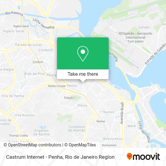 Castrum Internet - Penha map