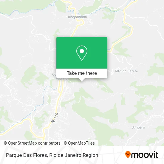 Parque Das Flores map