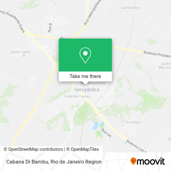 Cabana Di Bambu map