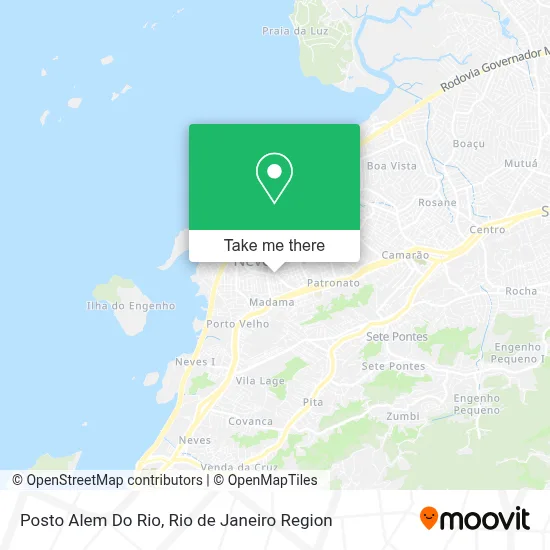 Posto Alem Do Rio map