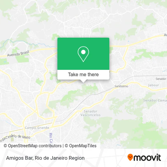 Amigos Bar map