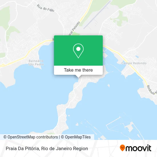 Praia Da Pitória map