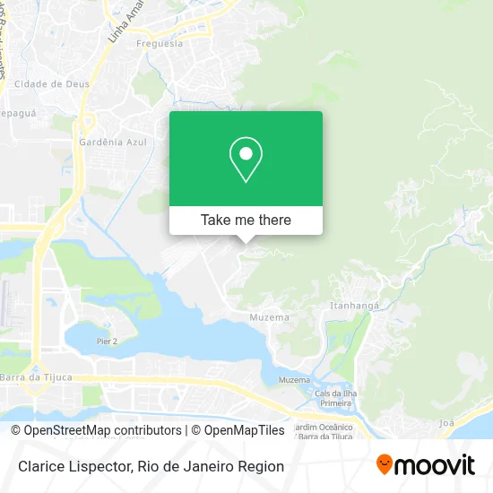 Clarice Lispector map