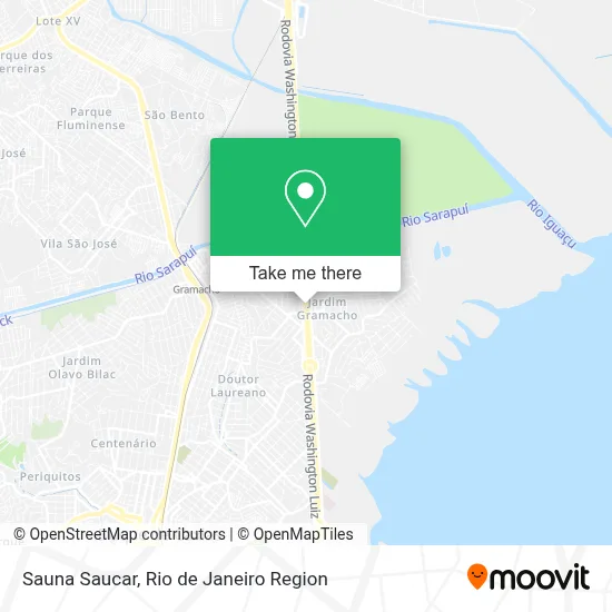 Sauna Saucar map