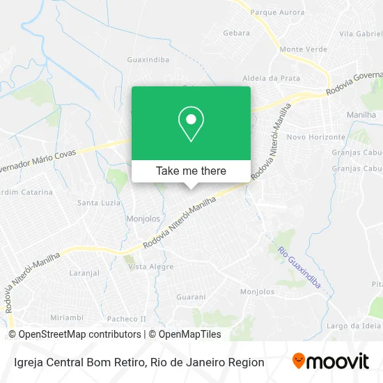 Igreja Central Bom Retiro map