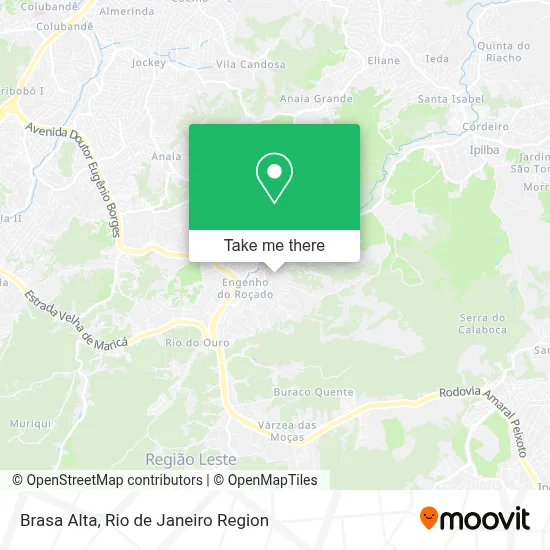 Brasa Alta map