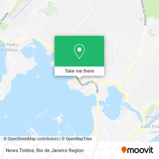 News Toldos map
