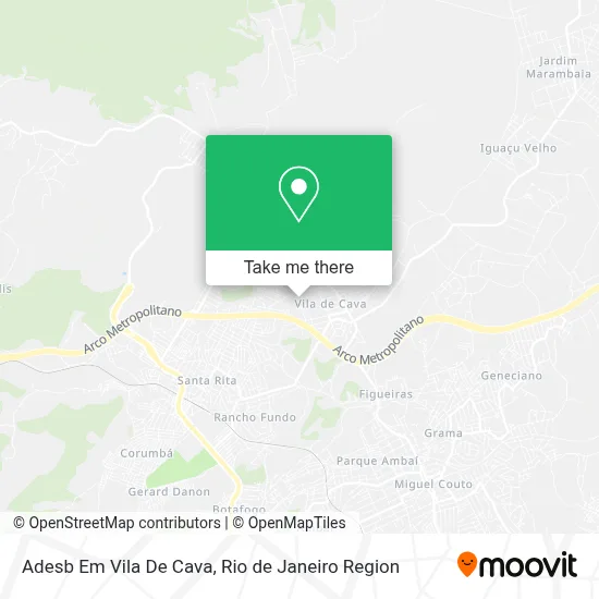 Adesb Em Vila De Cava map