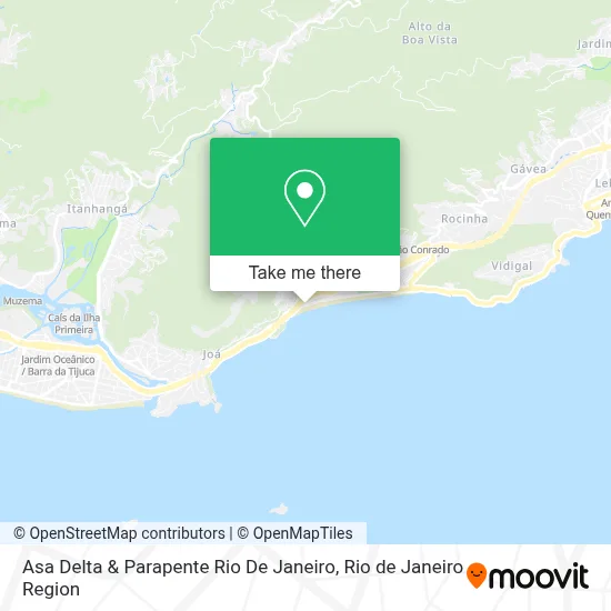 Asa Delta & Parapente Rio De Janeiro map
