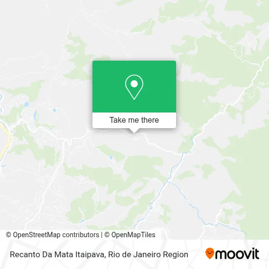 Recanto Da Mata Itaipava map