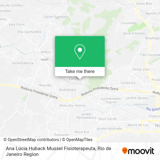 Ana Lúcia Huback Mussel Fisioterapeuta map