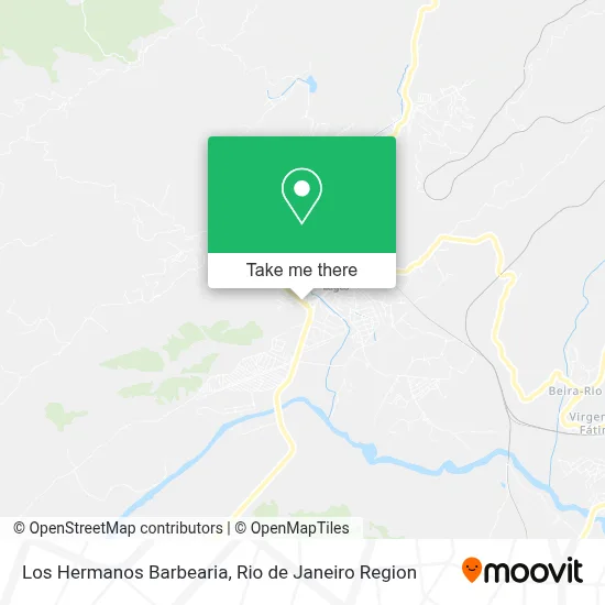 Los Hermanos Barbearia map