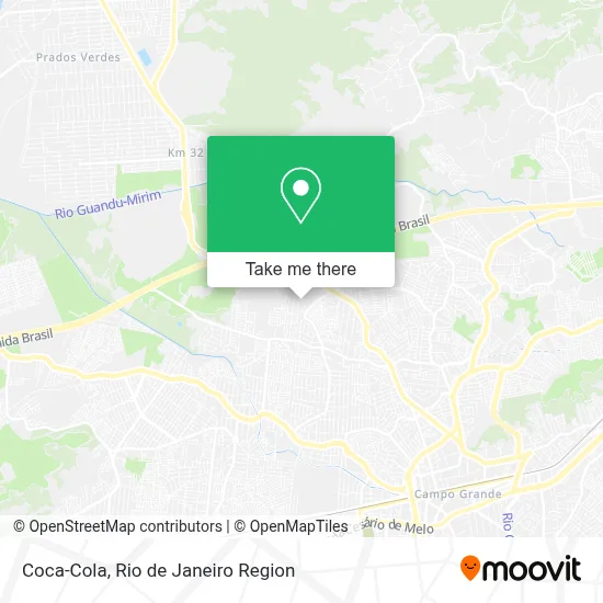 Coca-Cola map
