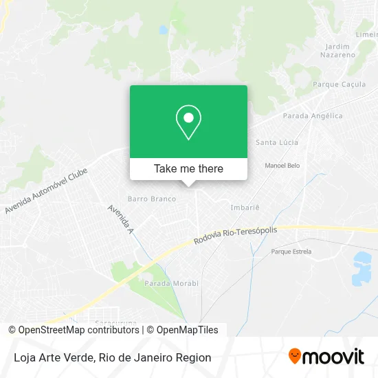 Loja Arte Verde map